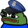 pepe_angry_police emote for Discord