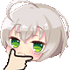 DGF_SakiThinkThonk emote for Discord