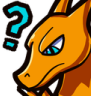 Charizard_Think emote for Discord