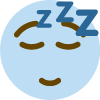 blueguyrelaxed emote for Discord