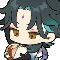 Chibi_Xiao_Food emote for Discord