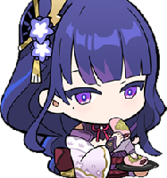 Chibi_Raiden_Eat2 emote for Discord