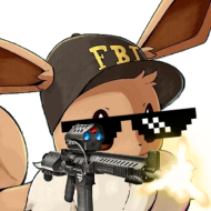 FBI_Eevee_open_uo emote for Discord