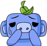 Wumpus_Sweat emote for Discord