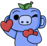 Wumpus_Heart emote for Discord