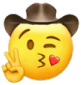 Cowboys_Kiss emote for Discord