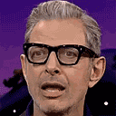 JeffGoldblumGulp emote for Discord