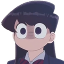 Komi_stare emote for Discord