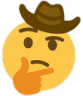 Cowboy_Thonk emote for Discord