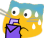 BlobCat_WorriedSip emote for Discord
