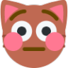 flushed_cat emote for Discord