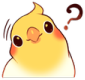 Birb_Question emote for Discord