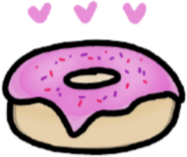 donut_hearts emote for Discord