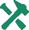 DiscordStaff_Green emote for Discord