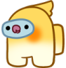 Birb_AmongUs emote for Discord