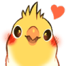 Birb_Love emote for Discord