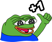 peepoplus1 emote for Discord