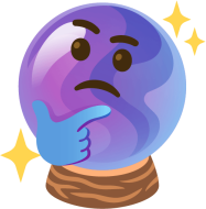 Magicball_thonk emote for Discord