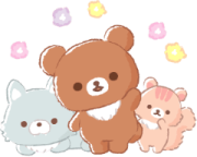 chairoikoguma_friends emote for Discord