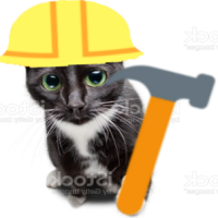 hardworkercat emote for Discord