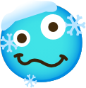 cold_crazy_face emote for Discord