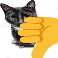 thumbsdowncat emote for Discord