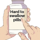 hardtoswallow emote for Discord