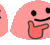 Rainbow_dance_blob_think emote for Discord
