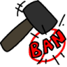 BanHammer emote for Discord