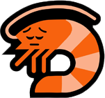 pensiveshrimp emote for Discord