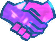 handshake_vaporwave emote for Discord