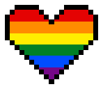 pixelheart_gay emote for Discord