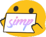 Simp_blob emote for Discord