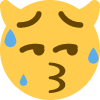 SweatKiss emote for Discord