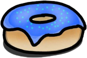 donut_blue emote for Discord