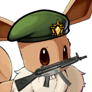 Commando_Eevee emote for Discord