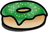 donut_green emote for Discord