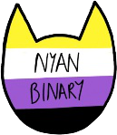 nyan_binary emote for Discord