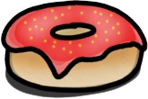 donut_red emote for Discord
