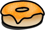 donut_orange emote for Discord