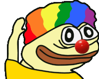 ClowngeWave emote for Discord