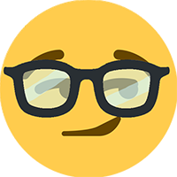 smirk_glasses emote for Discord