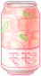 peach_drink emote for Discord