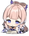 kokomi_reading emote for Discord