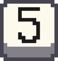 pixel_number_five emote for Discord