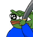 pepe_angry_scimitar emote for Discord