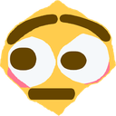 magik_flushed emote for Discord