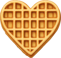 Waffleheart emote for Discord