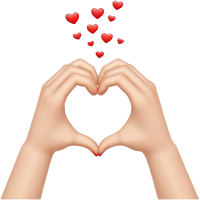 Heartshape emote for Discord