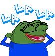 peepoNotListening emote for Discord